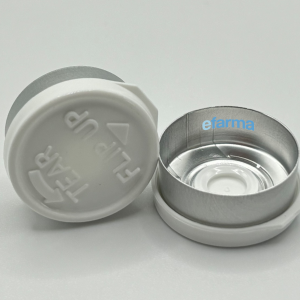 Capsula de aluminio tear up color blanco