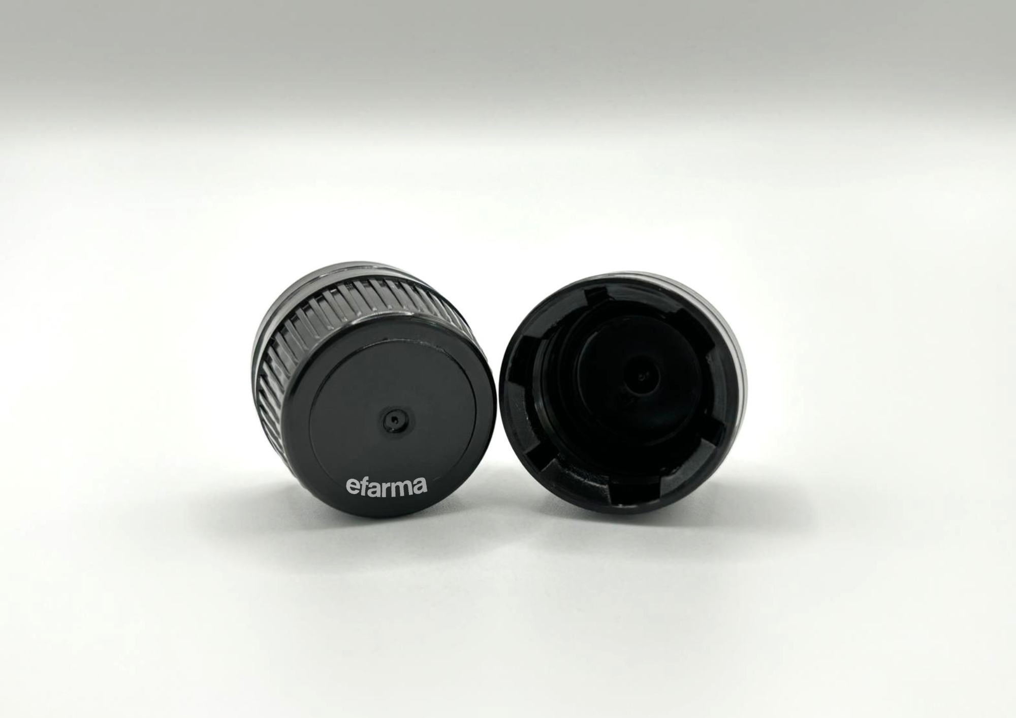 Tapón de polietileno de rosca Pilfer 28 color negro