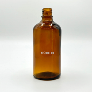Frasco 100ml DIN18 Ámbar