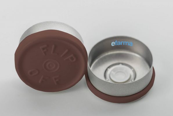 Cápsula flip-off 20mm marron(8)