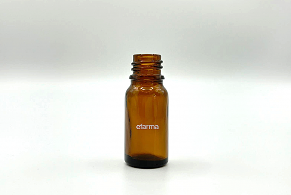 Frasco 15ml DIN 18 Ámbar (3)
