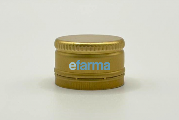 Tapón aluminio oro Pilfer 28 (2)